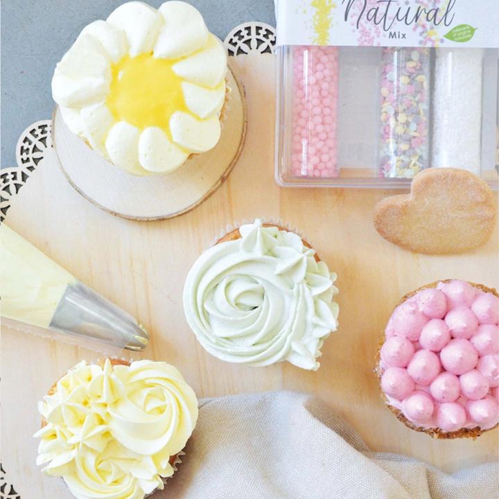 Produktbild ScrapCooking Spritzsack mit 4 Aufsätzen (Spritzbeutel Set)