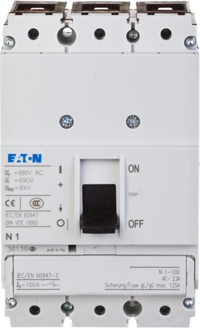 Actual product image Eaton Switch disconnector 3p. 100A BG1 N1-100 (259144)