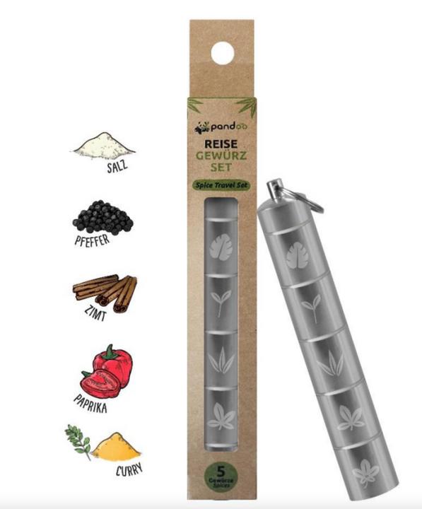 Actual product image Pandoo Outdoor Travel And Camping Spice Set From (Additional padding)