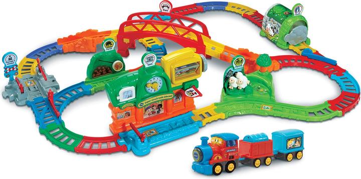 Image du produit VTech Tut Tut Bolides - Super circuit train éducatif (+ Adam train marchand)