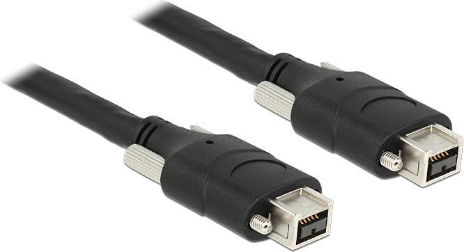 Actual product image Delock FireWire IEEE 1394B 9-pin/9-pin cable, 1 metre (1 m, FireWire)