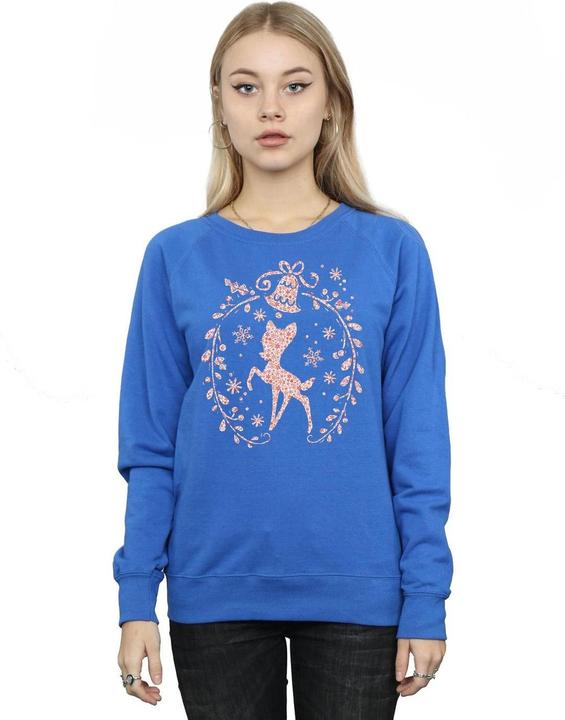 Immagine prodotto Disney Bambi Christmas Wreath Felpa Donna (L)