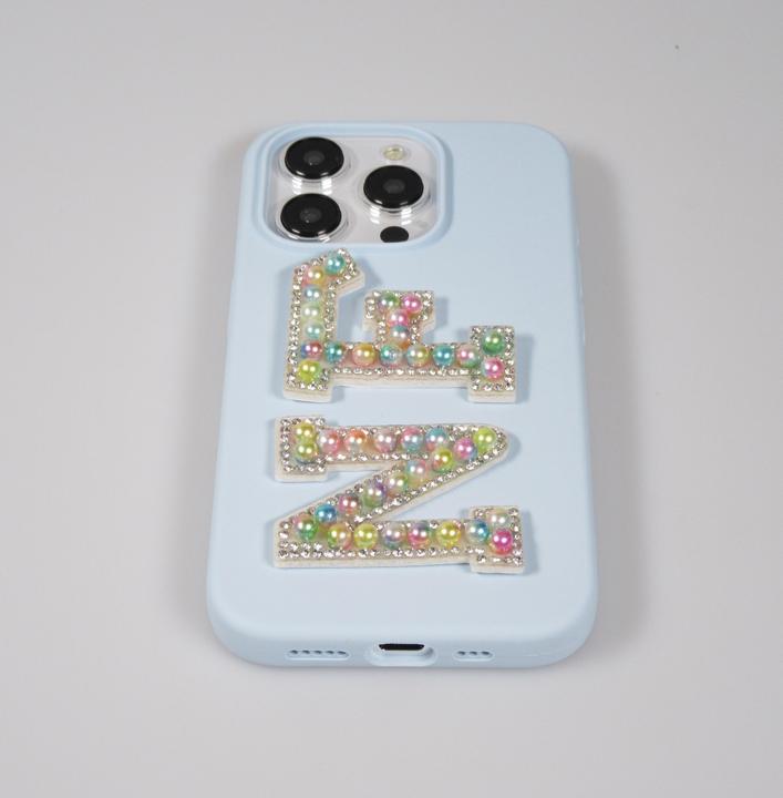 Actual product image PhoneLook Stickers for mobile/tablet/computer 3D Pearls multi-coloured letter Z