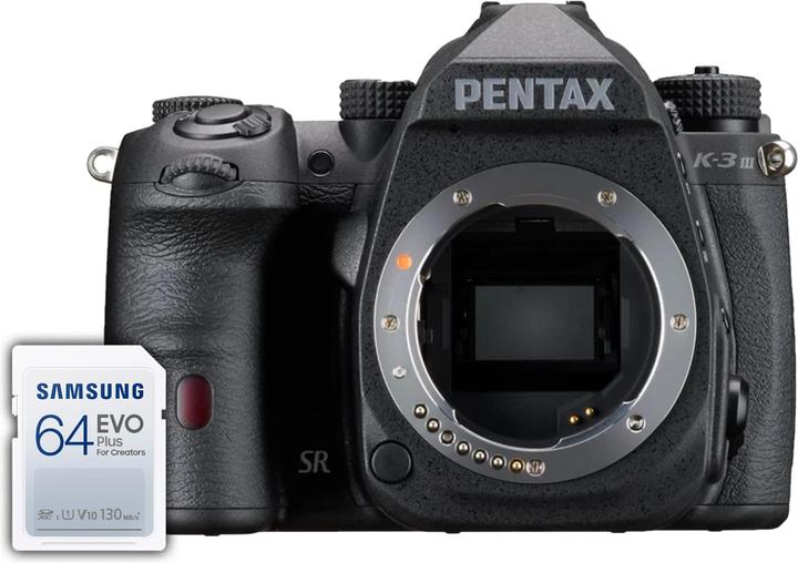 Actual product image Pentax K-3 Mark III Monochrome (25.73 Mpx, APS-C / DX)