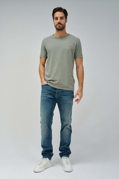 Produktbild Salsa Jeans T-Shirt T-Shirt V Neck Raw Edge Slim Fit (M)
