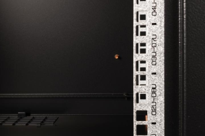 Actual product image Digitus DN-19 09U-6/6-SW Wall cabinet black (9 RU, 19 inch rack)