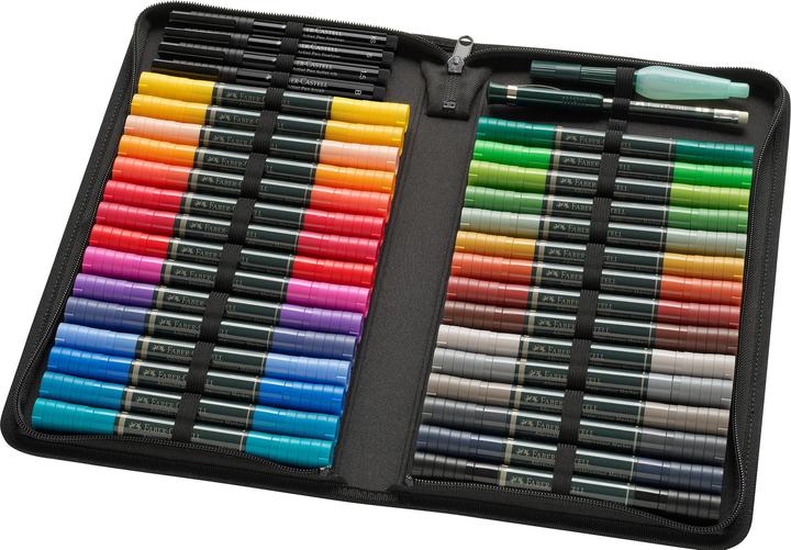 Image du produit Faber-Castell Marqueur aquarelle Albrecht Dürer 30 Zipper (Vert, 30 x)