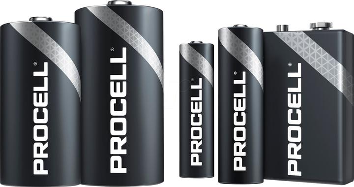 Actual product image Duracell Procell batteries (10 pcs., 9V Block, 673 mAh)