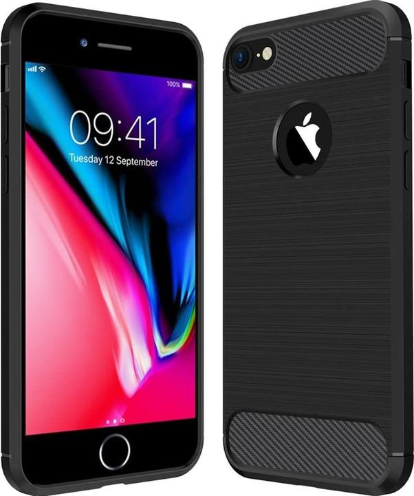 Produktbild Screenguard Carbon Brushed Case (Apple iPhone SE (3rd Gen))