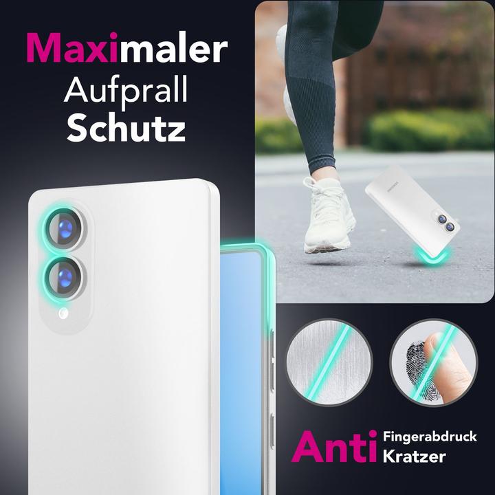 Immagine prodotto Nalia Phantom - 0,3mm Extrem Dünn, Federleicht, Mattiert, Minimalistisch - Ultra-Slim Handycase (Samsung Galaxy S25 Edge)
