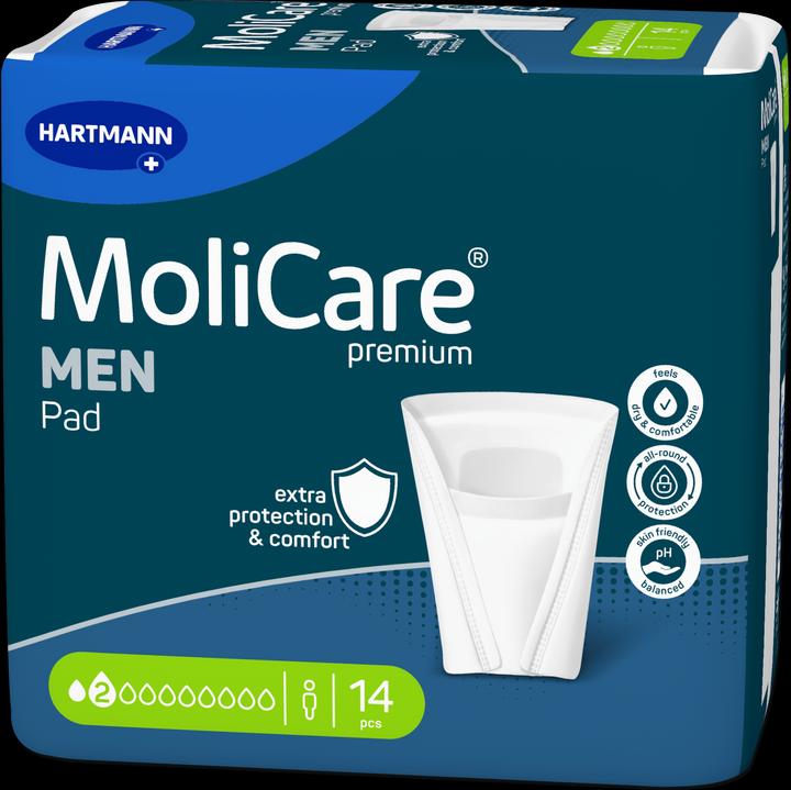 MoliCare Premium Men Pad 2 Tropfen Btl 14 Stk (14 x)