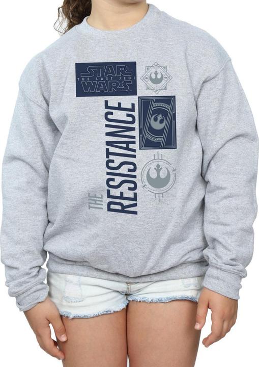 Actual product image Star Wars Girls The Last Jedi The Resistance Sweatshirt (128)