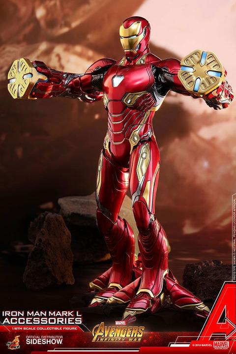 Actual product image Hot Toys Marvel: Iron Man Mk L Accessories Set HT-EX 1:6 Scale Figure