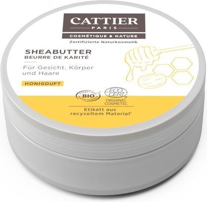 Cattier Soins du corps Beurre de karité parfumé au miel 100 g (Crème pour le corps)