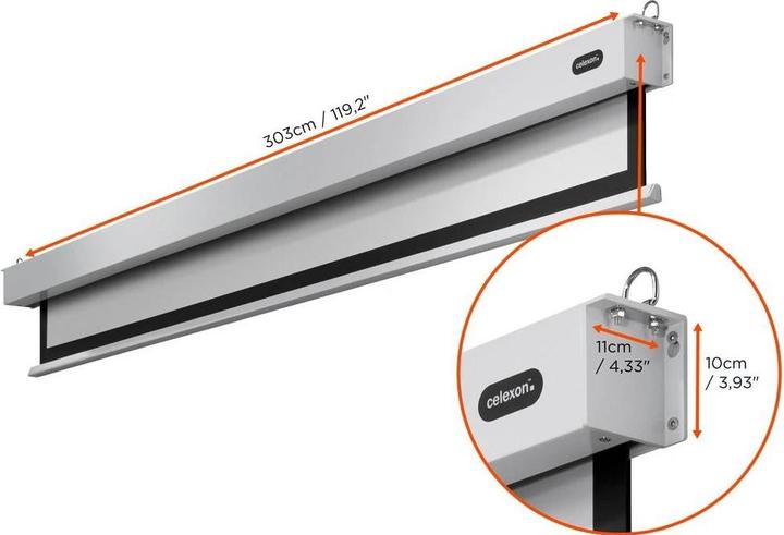 Actual product image Celexon Motor Professional Plus, 16:10 (129.92", 16:10)