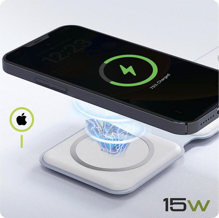 Produktbild Moxie 3-in-1 MagSafe 15W Ladestation (15 W)