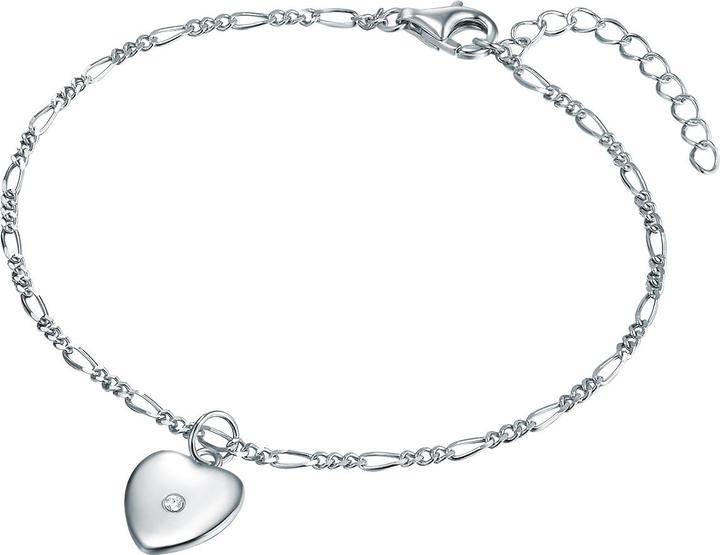 Immagine prodotto Lulu & Jane Cuore in argento con diamante 17,0 cm di lunghezza base + 3,0 cm di estensione - 33128 (17 cm, Argento)