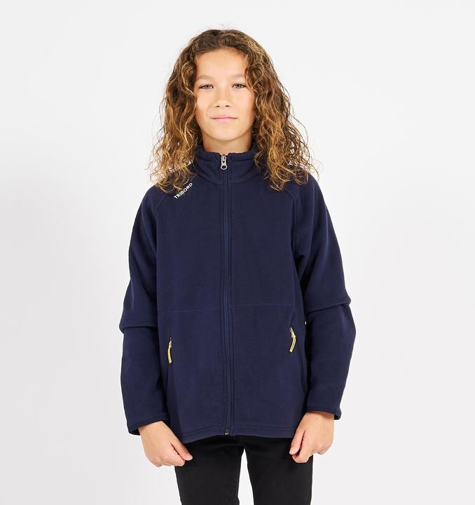 Immagine prodotto Tribord Giacca in pile da vela per bambini calda 100 blu/nero (140)