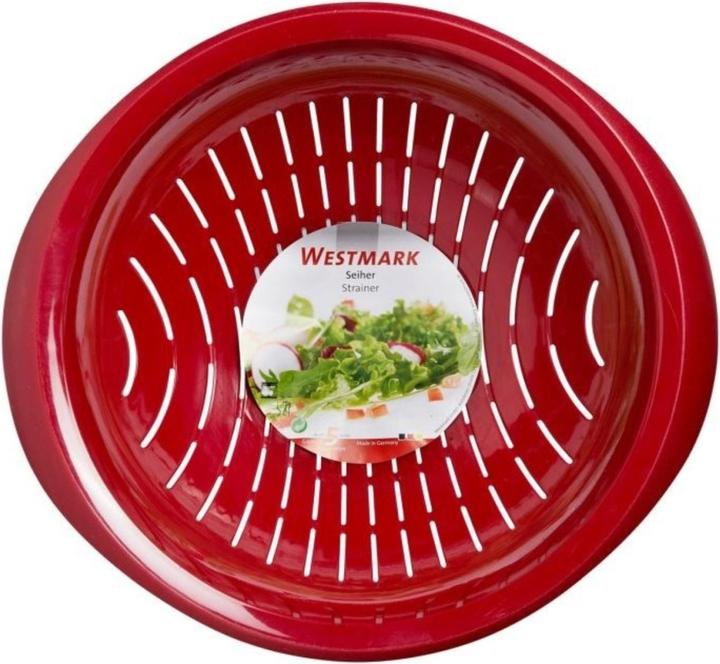 Produktbild Westmark Salat-Seiher, rot, Ø25 cm, 28x31x11 cm (25 cm)