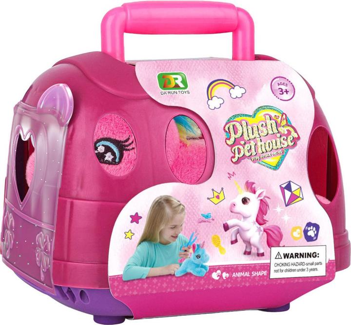 Produktbild Einhorn Plüschtier im Reisekoffer (15 cm)