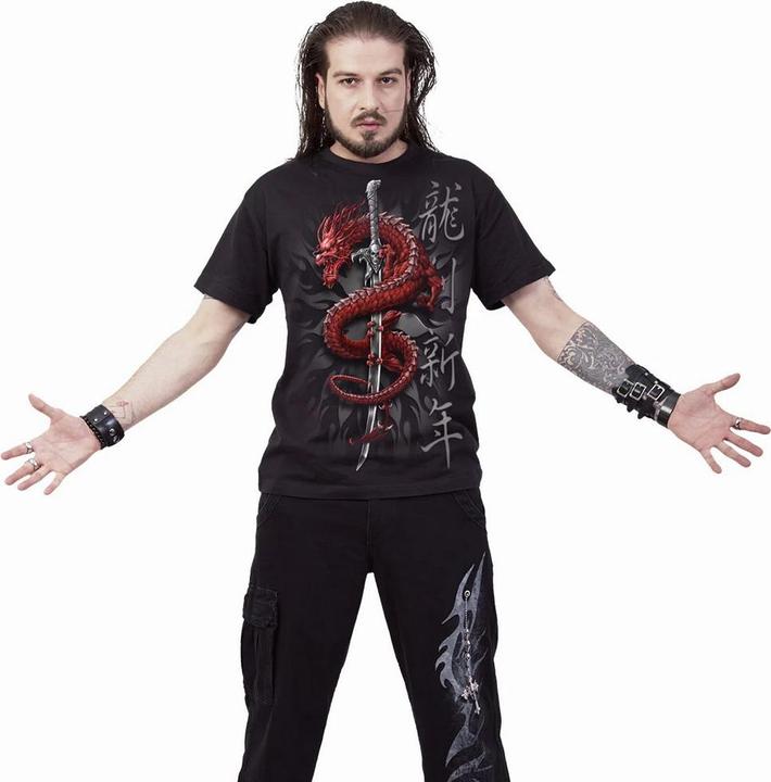 Produktbild Spiral Oriental Dragon TShirt (4XL)