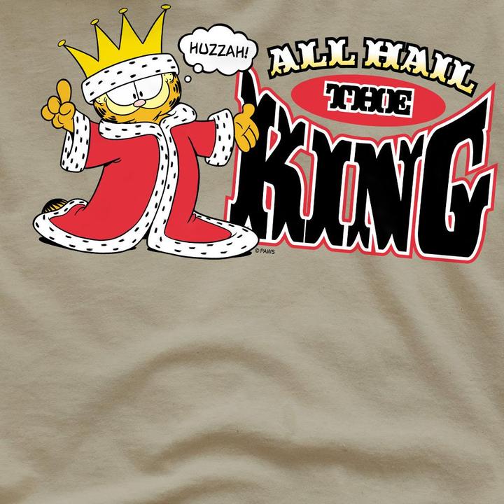 Immagine prodotto Garfield All Hail The King Maglietta Uomo (XL)