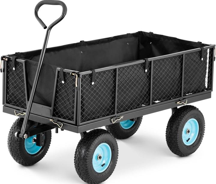 Produktbild Hillvert Bollerwagen faltbar Handwagen Gerätewagen Transportwagen 550 kg Gartenwagen