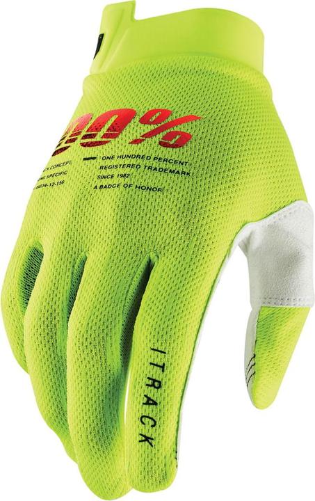 100% Handschuhe iTrack fluo gelb 2XL (XXL)