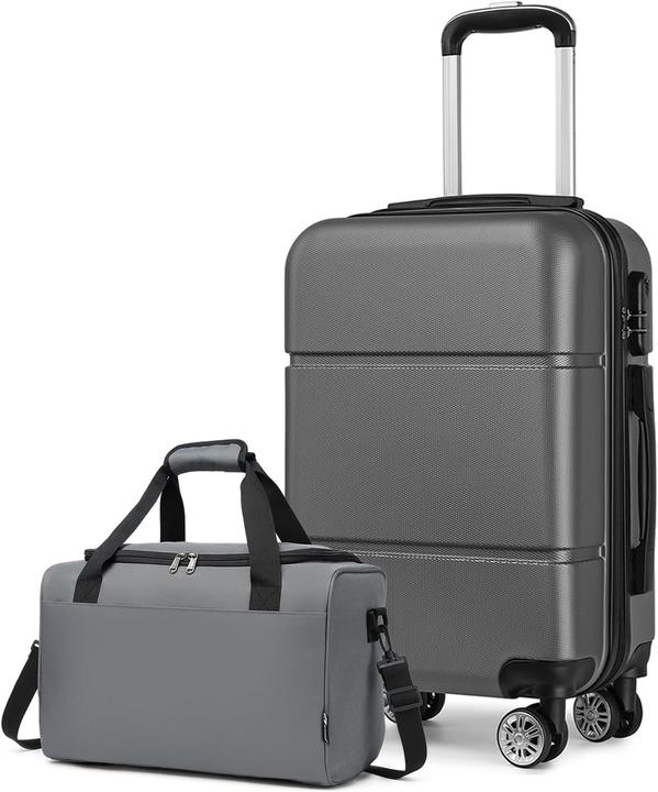 Immagine prodotto Kono Gepäck-Set, 2-teilig Kabinenkoffer mit Reisetasche (Bagaglio a mano (fino a 50 litri))