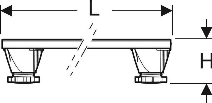 Image du produit Geberit 554.958.00.2 (70 cm, 70 cm)