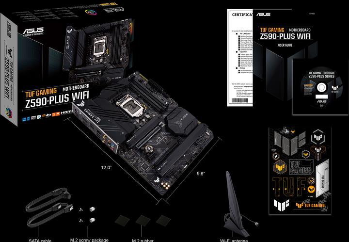 Immagine prodotto ASUS TUF GAMING Z590-PLUS WIFI (LGA 1200, Intel Z590, ATX)