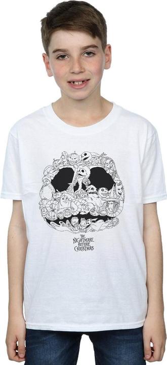 Immagine prodotto Disney Nightmare Before Christmas Jack Skellington Jack-O-Lanterns Maglietta Ragazzi (140, 146)
