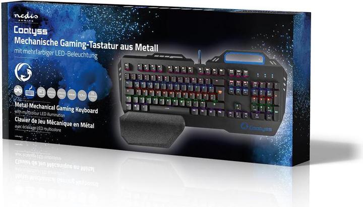 Actual product image Nedis Gaming keyboard (DE, Cable)