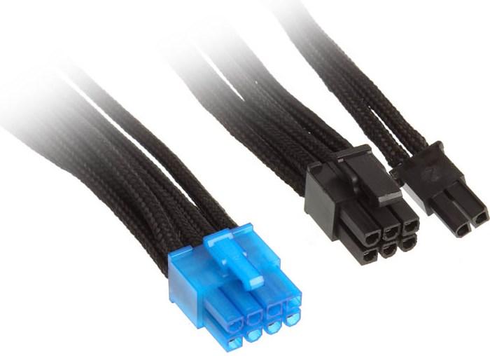 Actual product image Silverstone 6+2 PCIe cables for modular power supplies
