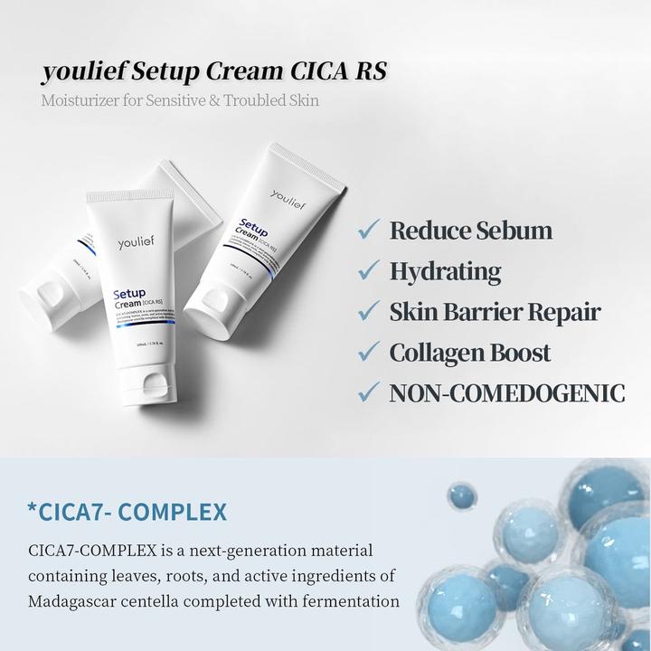 Actual product image Youlief Setup Cream CICA (100 ml, Day cream)