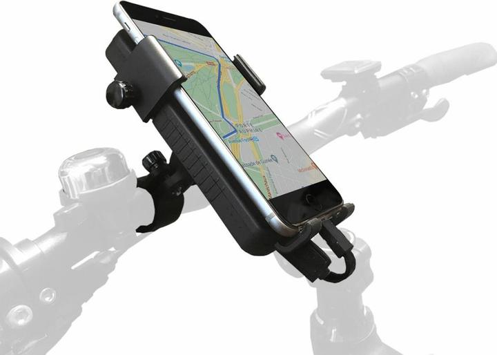 Actual product image Sunslice Rechargeable bicycle phone holder "Cyclotron 5000mAh"