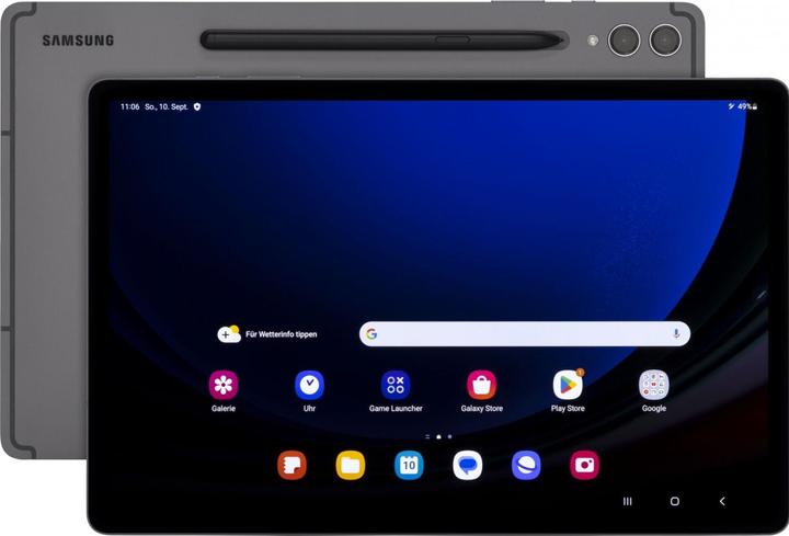 Actual product image Samsung Galaxy Tab S9+ (WLAN only, 12.40", 256 GB, Graphite grey)