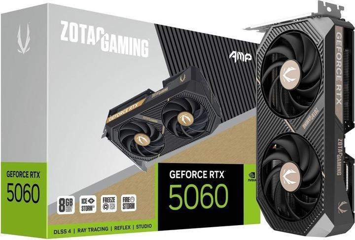 Produktbild Zotac RTX 5060 AMP 8GB GDDR7 HDMI 3xDP (8 GB)