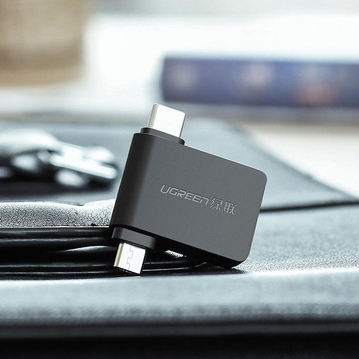 Produktbild Ugreen Micro USB + USB-C zu USB-A 3.0 Adapter (USB Typ C, USB-A)