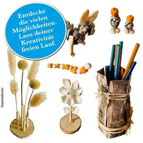 Produktbild Activity Board Bastelset für Kinder - 100% natürliche Materialien, ohne Plastik, für viele kreative Möglichkeiten