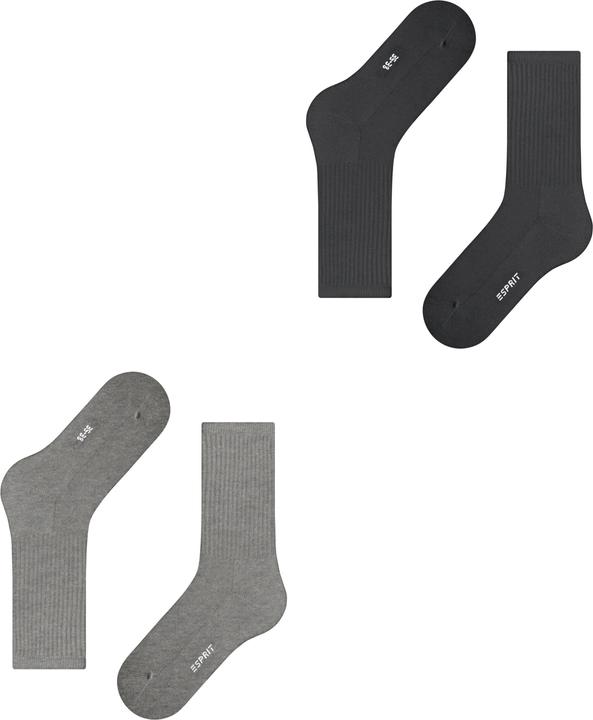 Produktbild Esprit Basic Tennis 2-Pack Damen (2er Pack, 35 - 38)