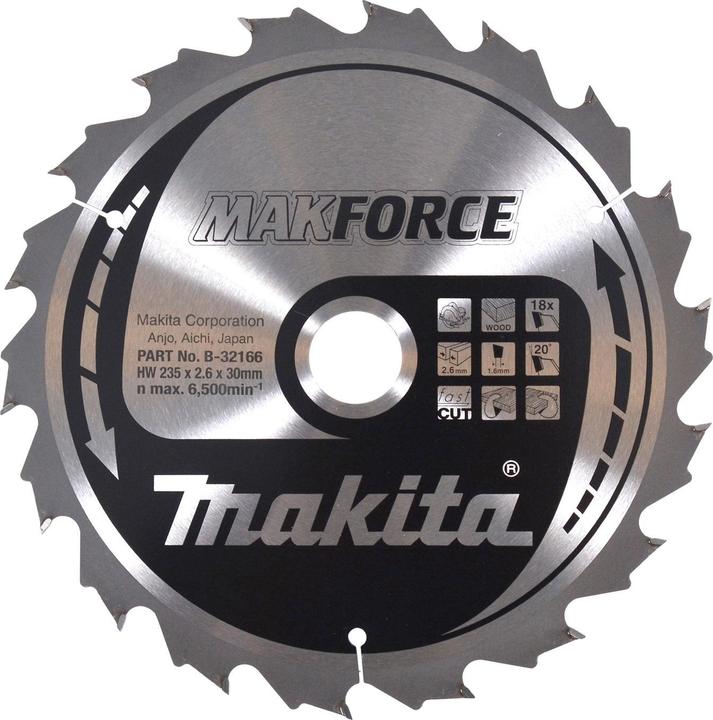 Immagine prodotto Makita Lama MAKFORCE 235x30x18Z