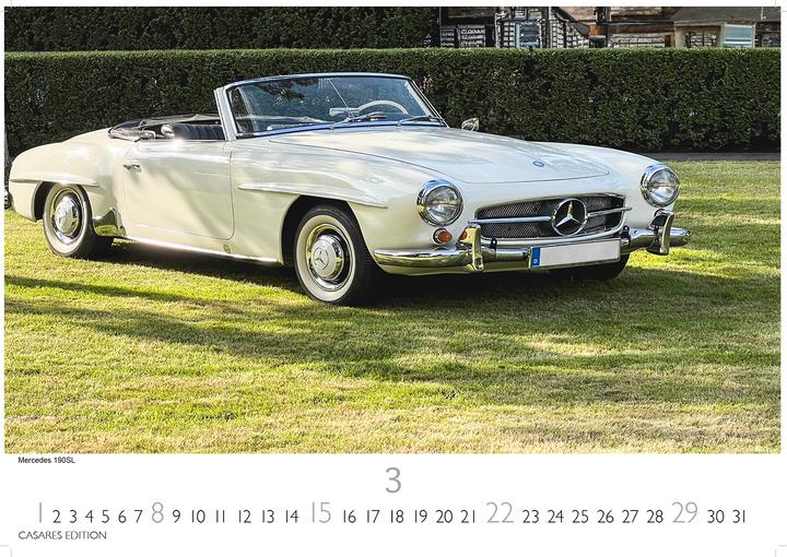 Produktbild Mercedes Classic Cars 2026 L 35x50cm (35 x 50 cm, Deutsch)