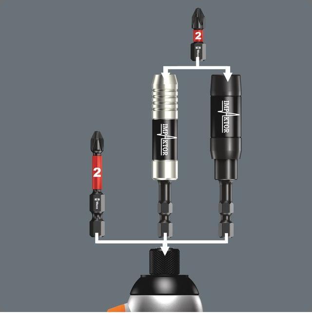 Productafbeelding Wera 897/4 Stootblok R Stootblok Stop (1/4")