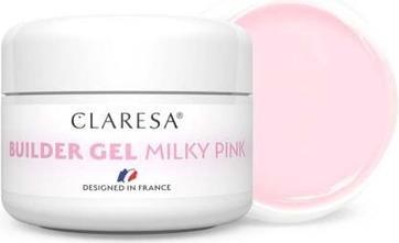 Claresa Professionelles Aufbaugel für Nägel Milky Pink Rose 25g