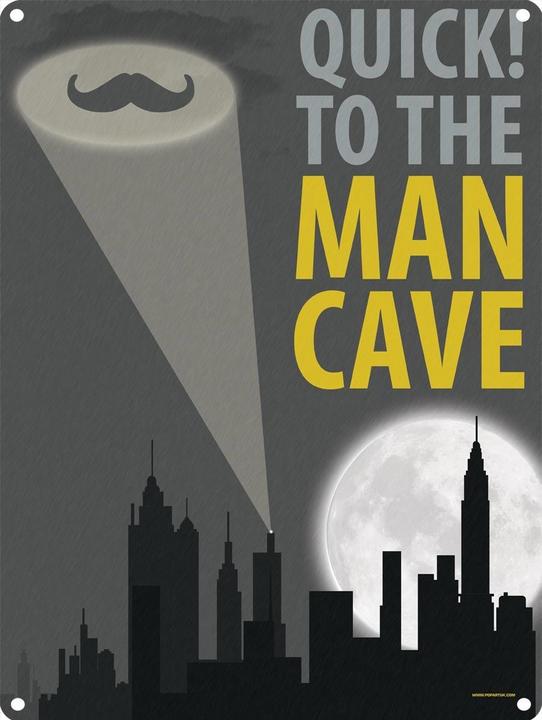 Image du produit Grindstore Plaque de tôle Quick To The Man Cave