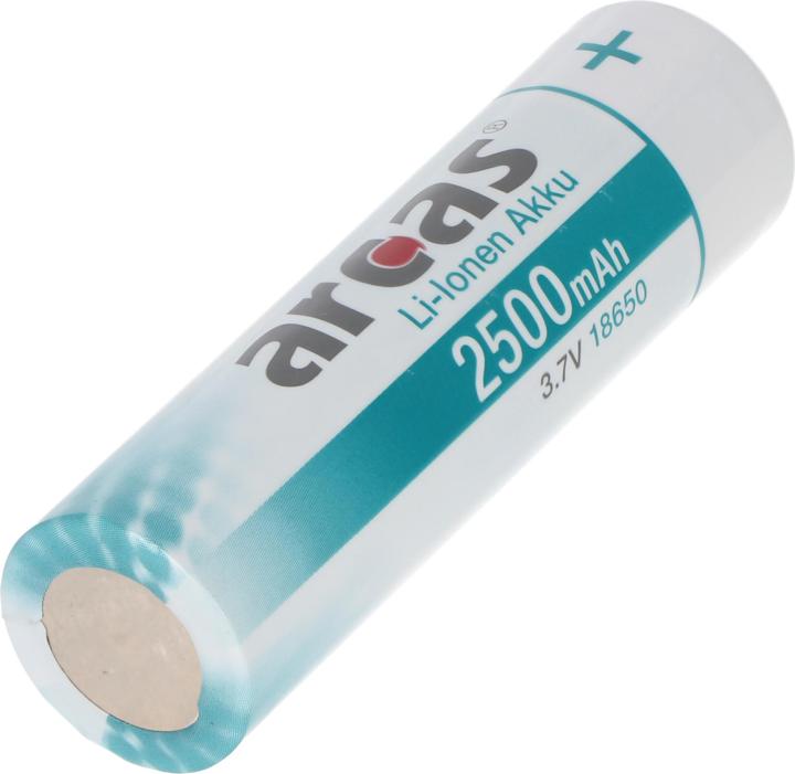Actual product image Arcas IMC18650BP1 Spezial-Akku 18650 Li-Ion 3.7 V 2500 mAh (1 pcs., 18650, 2500 mAh)