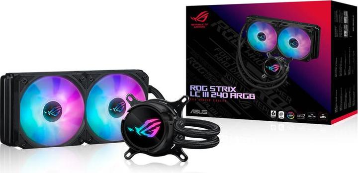 Actual product image ASUS ROG STRIX LC III 240 ARGB