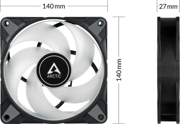 Produktbild Arctic P14 PWM PST A-RGB (140 mm, 1 x)