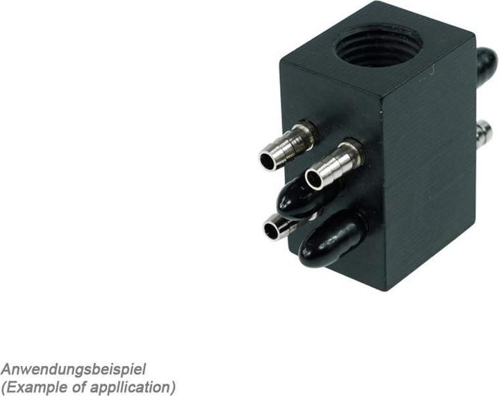 Actual product image Alphacool MCX Closure Black Set of 10